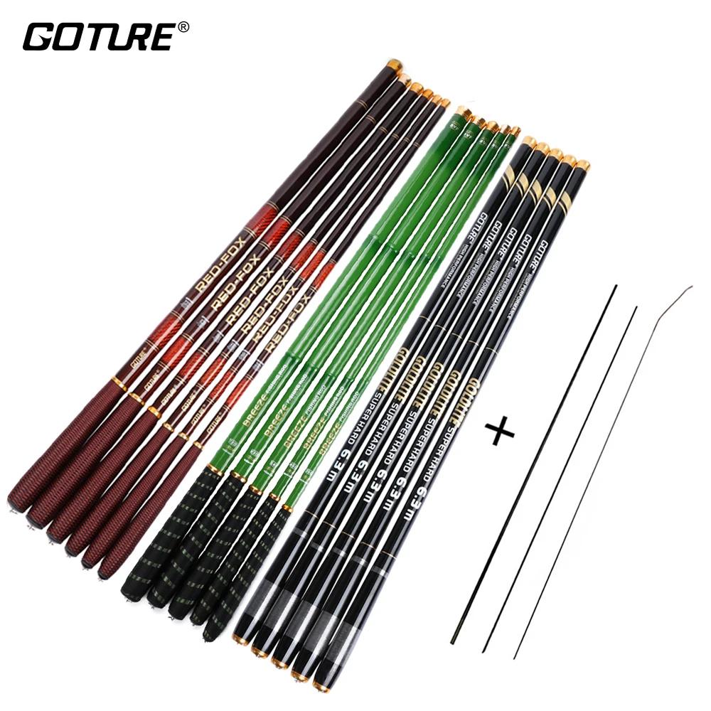 Goture ź  ڷ ˴ ʰ淮 Ʈ ڵ  ׾ Ǵ ô Tenkara 3.0-7.2m vara de pesca